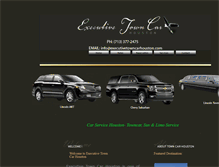 Tablet Screenshot of executivetowncarhouston.com